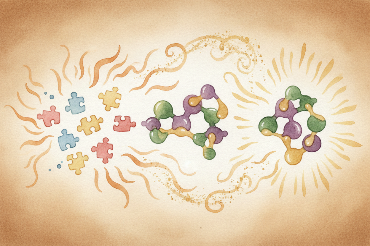 ~~But that's only half the story.~~ Heat doesn't just release smells — it creates **brand new ones**. When proteins and 