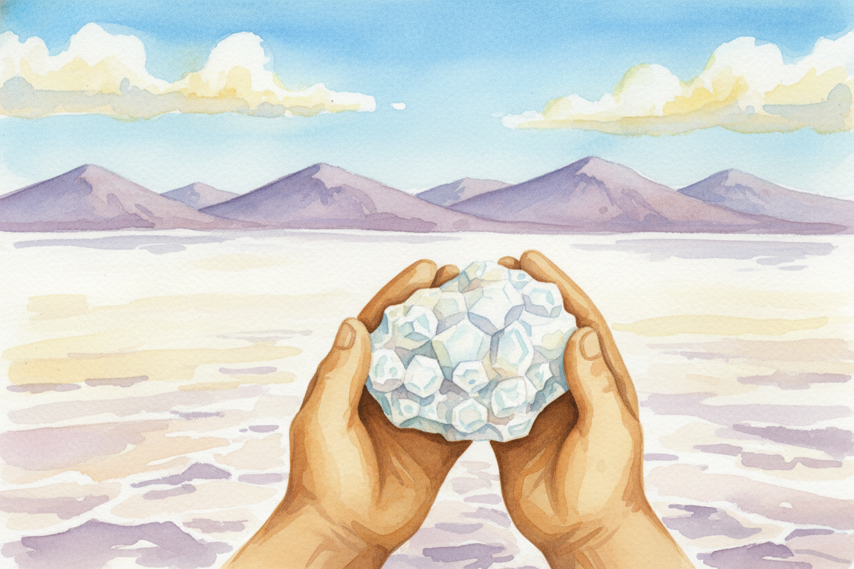 Other goods need special stuff hiding in the ground. Your phone has a mineral called ++lithium++ inside its battery. Mos