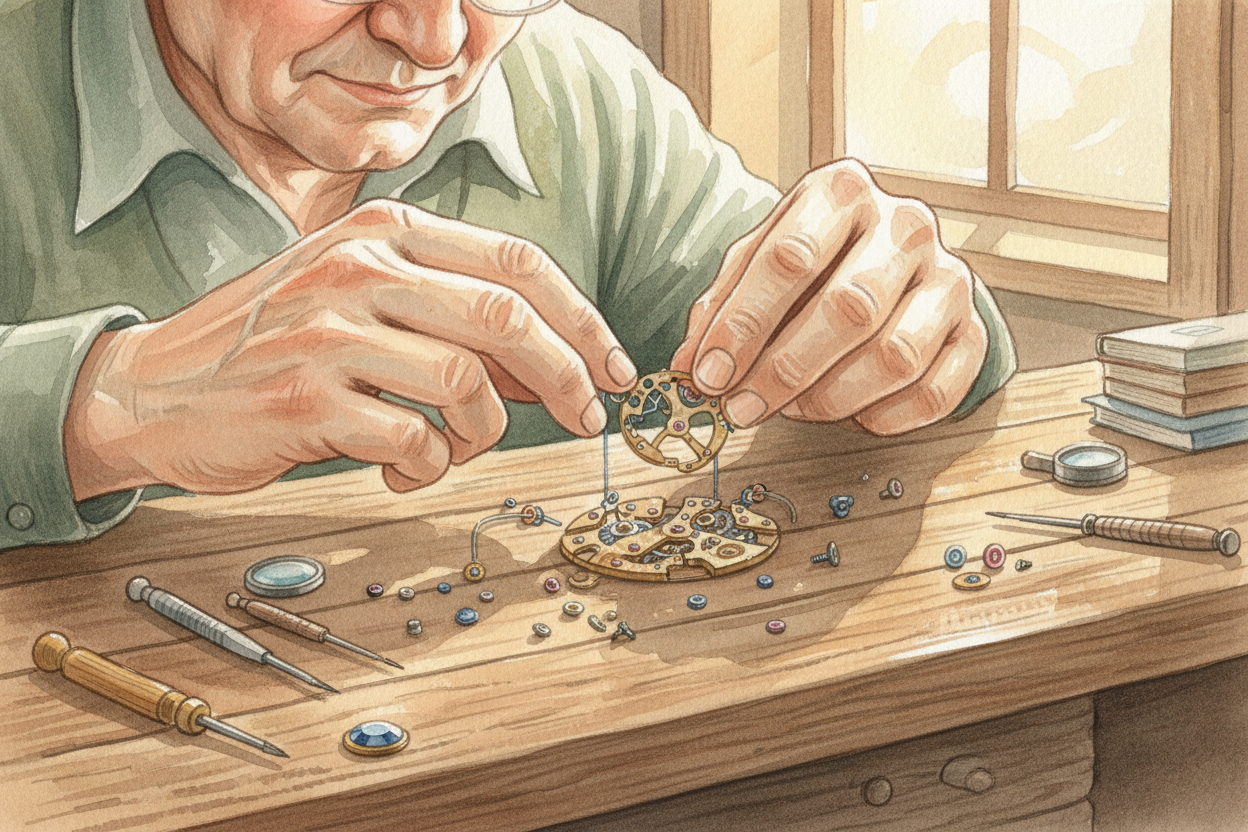 Sometimes it's about who got really, really good at making something. ++Switzerland++ has been perfecting watches for **