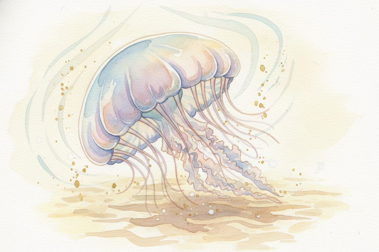 But when ++Turritopsis++ gets old, or sick, or the water gets too cold, ~~it does something no other adult animal can do