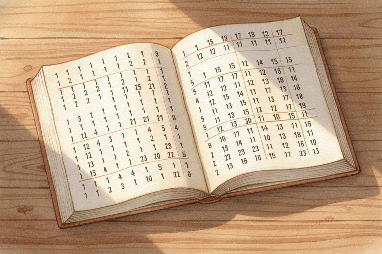 Open a book of facts about rivers and mountains and countries, and ~~something weird happens~~. The first digit of each 