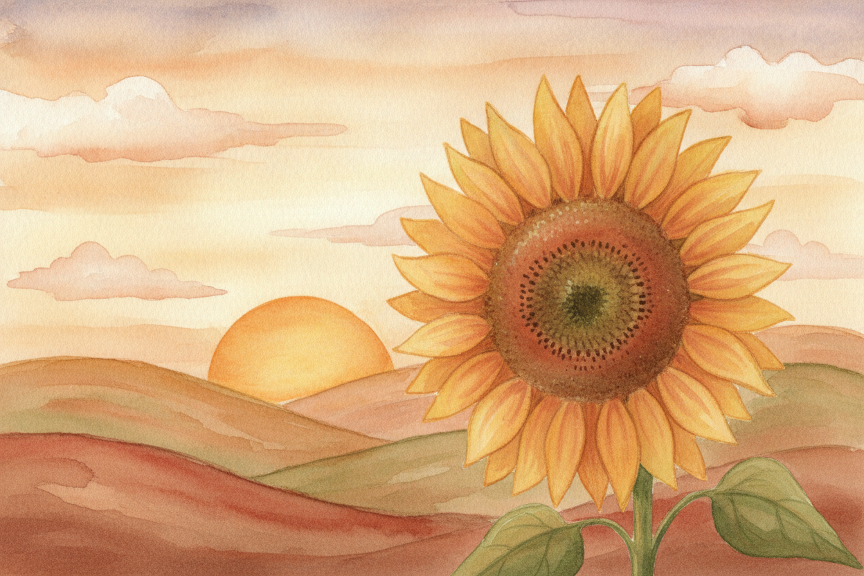 ~~Next time you spot a sunflower, lean in close.~~ Those swirling seeds are **quietly counting — 21, 34, 55** — _without
