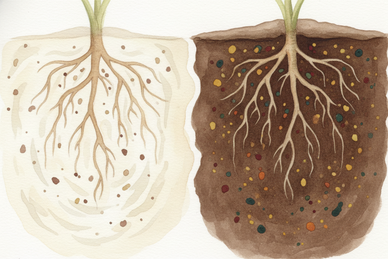 Plants need **nitrogen** to grow strong and green. Most plants pull nitrogen from rich soil through their roots. But bog