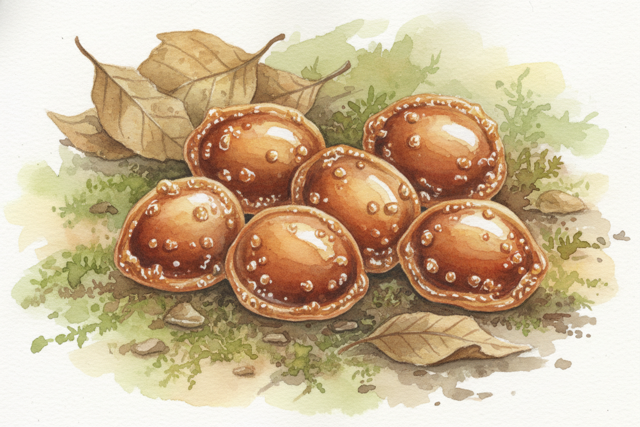 ~~So the seeds wait.~~ They're sealed in tough coats — some **hard as pebbles**, _some glued shut with sticky resin_. *N