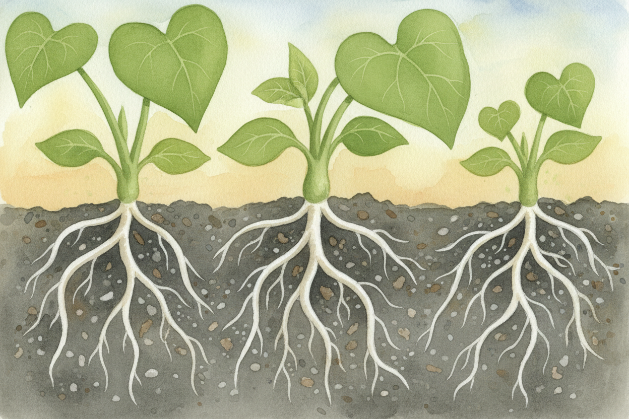 The ash left behind by the fire? It's full of nutrients — **a feast for hungry roots**. And with ~~no big trees blocking