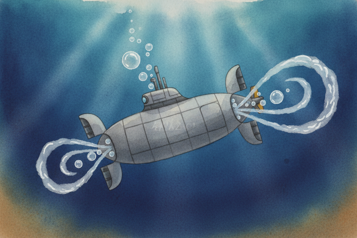 ~~You can even change a thing's mind.~~ Crush that hollow steel ship into a tight ball and it loses all its air — now it