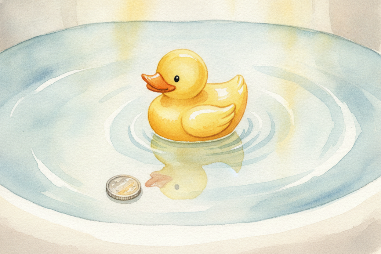 ~~So next time~~ something bobs or sinks, you'll know the whole story. It's not about big or small or wet — it's a **qui