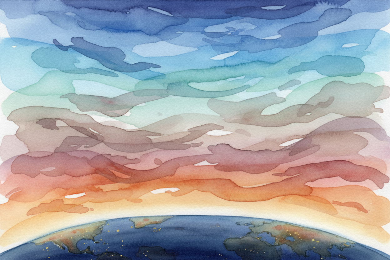 **The trick happens much closer to home**—in the air above your head. ++Earth++ is wrapped in a thick blanket of atmosph
