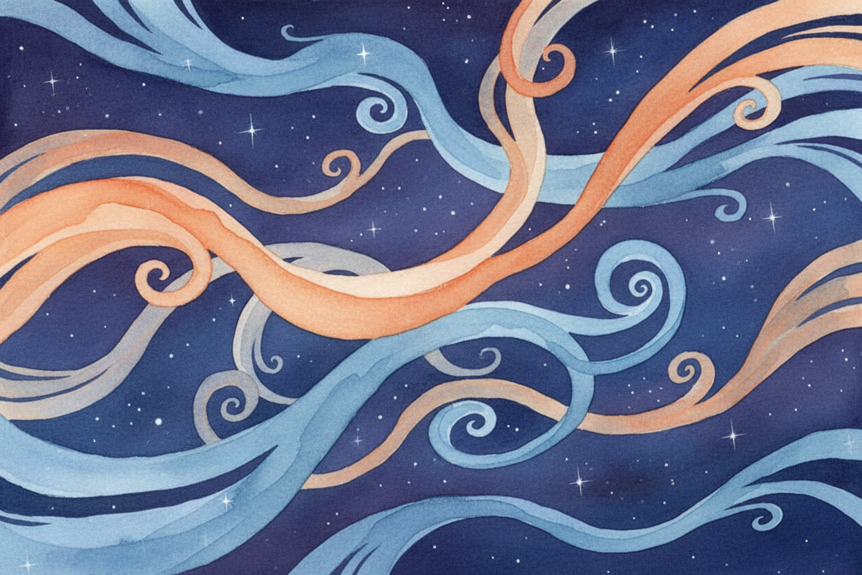 Air is always moving. ~~Hot pockets rise, cool pockets sink~~, winds blow sideways. Different patches have different tem