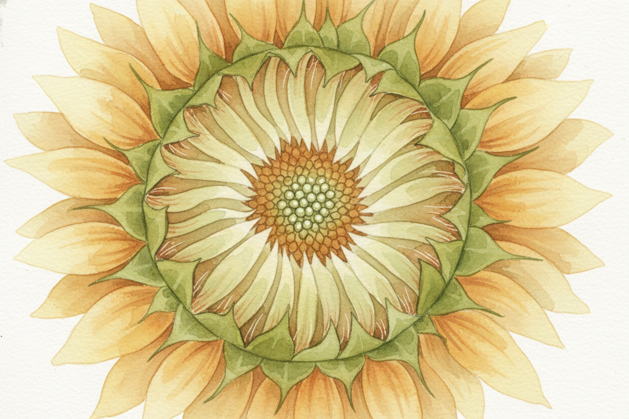 ~~Here's the thing:~~ sunflowers are **really, really good at math**. _Not the kind you do with pencil and paper_ — the 
