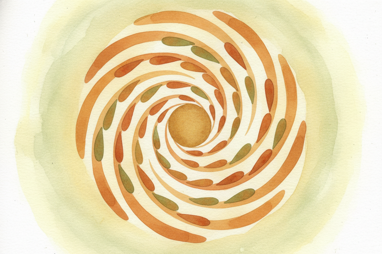 Through millions of years of trial and error, sunflowers discovered the perfect angle: **137.5 degrees**. This number is