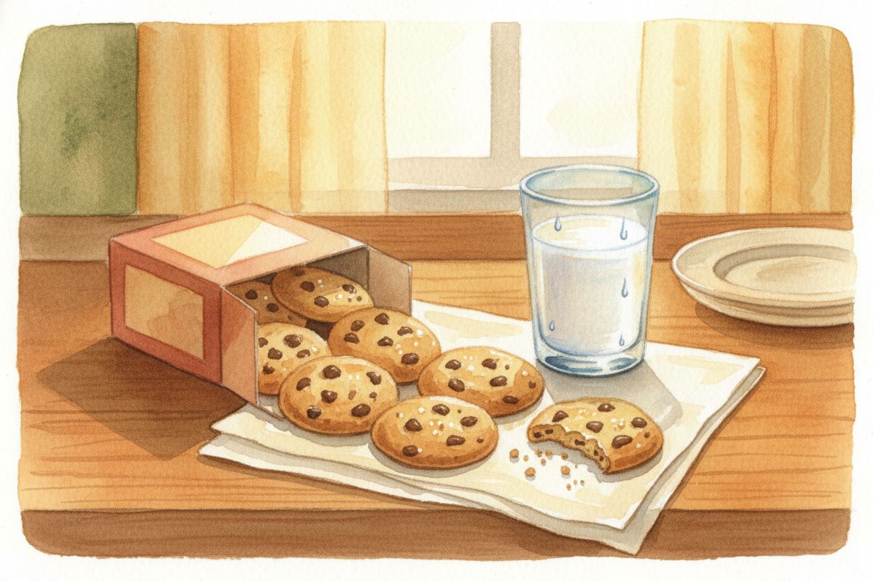 So when you see that **big box of cookies** for a better price, you're not just buying more cookies. ~~You're buying a s