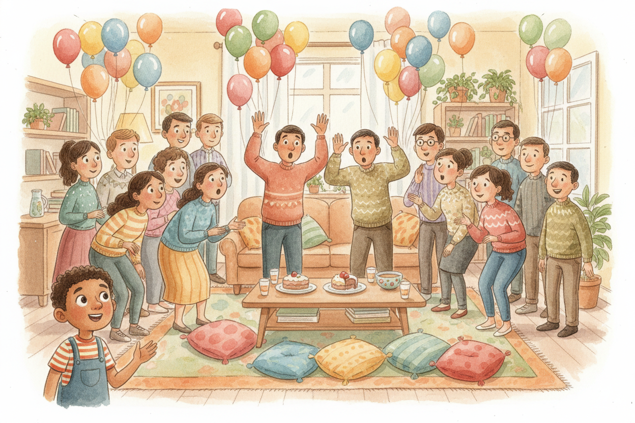 You walk into a party with twenty-three people. Someone says, "Hey, does anyone here share a birthday?" Two hands go up.