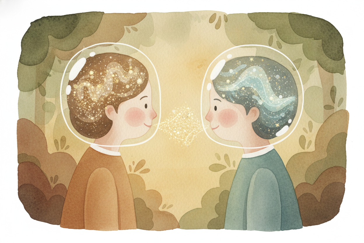 ~~Here's where it gets interesting.~~ Your brain has special neurons called ++mirror neurons++ that light up both when Y