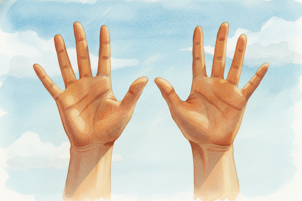 ~~Hold up your hands.~~ Count your fingers. One, two, three... all the way to ten. *Why do we stop there and start over?