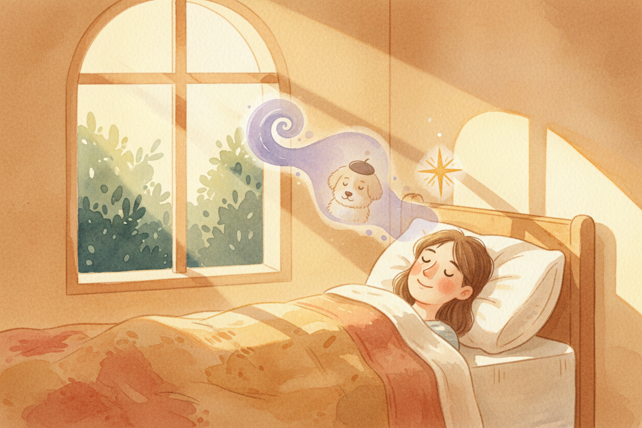 ~~Next time you wake up from a weird dream~~, _don't wonder what it "means"_ — just smile at the fact that your brain sp
