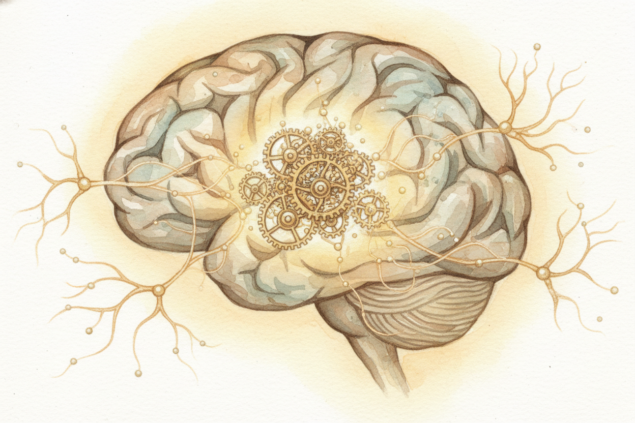 Inside your brain, there's a tiny cluster of cells called the ++suprachiasmatic nucleus++ — your body's **master clock**
