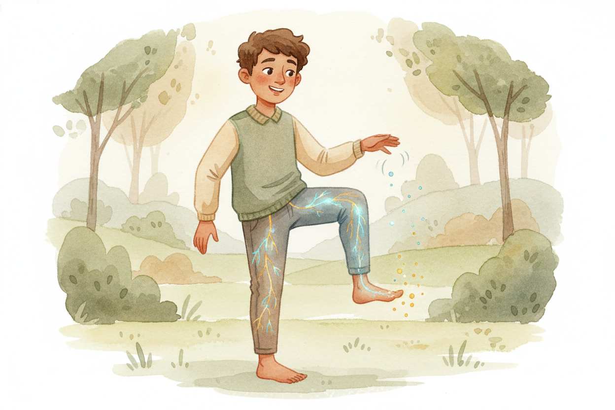 It's annoying, sure — but it's also your body's way of saying "~~Hey, maybe don't sit like that for so long.~~" The pins