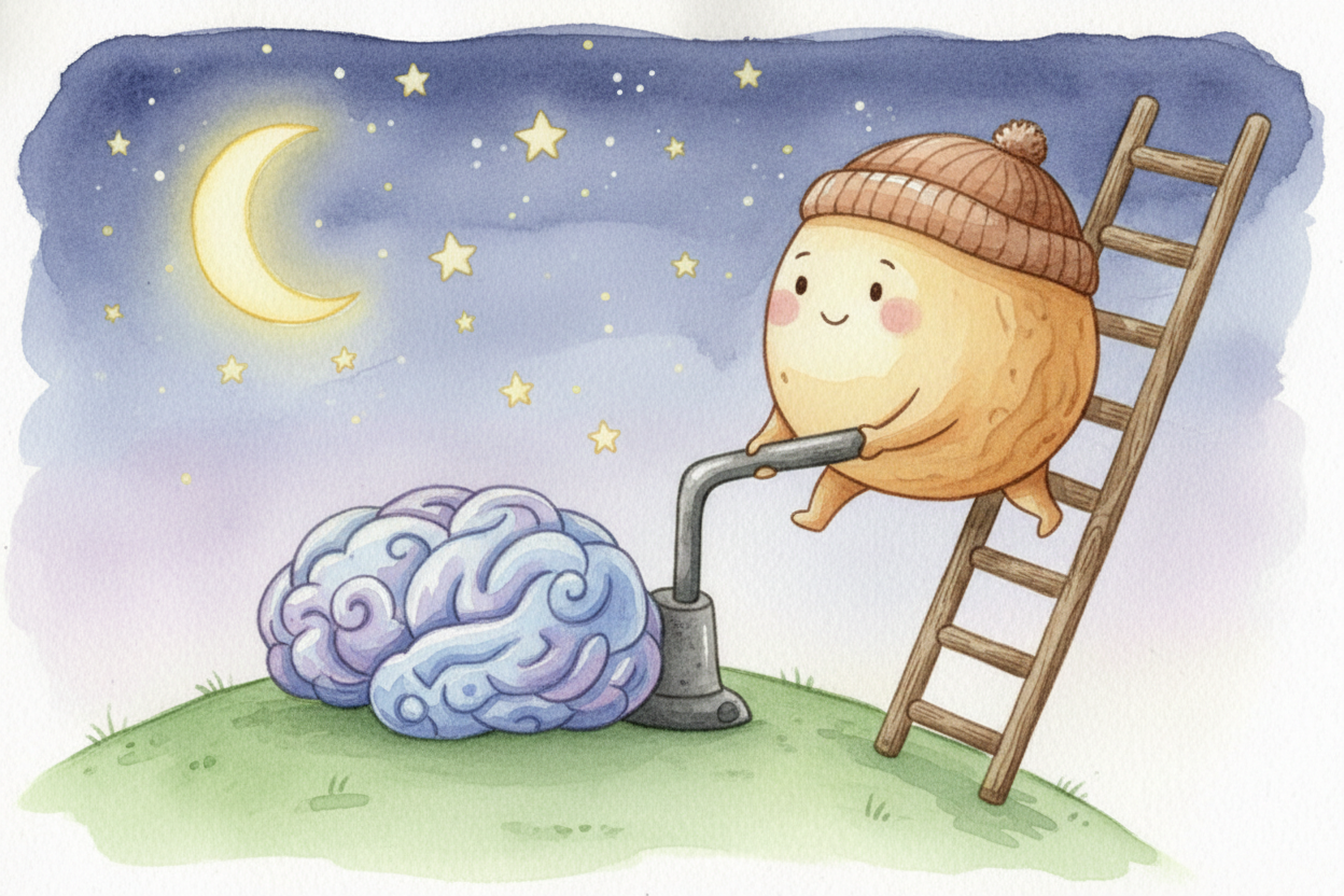 ++Tryptophan++ is the **secret sleepiness agent**. Once it's in your brain, it gets turned into ++serotonin++ — a chemic