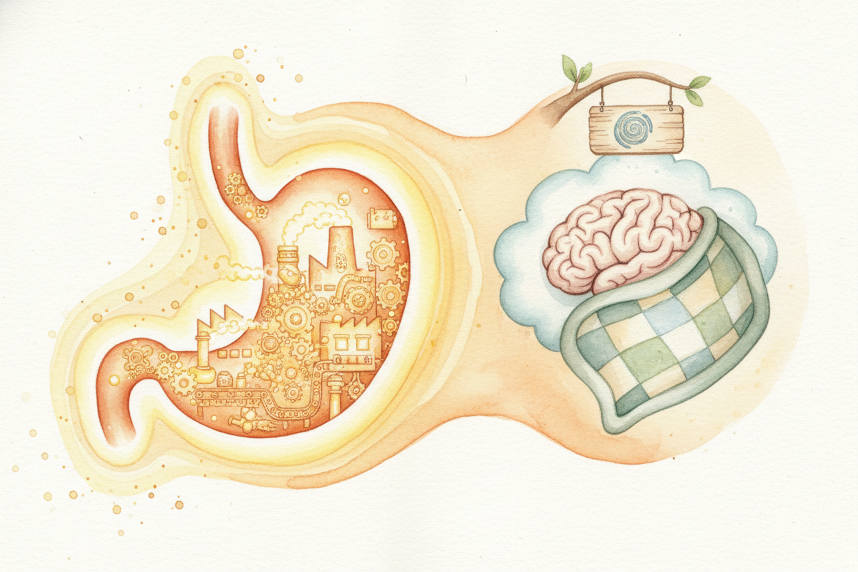 So the food coma is a ~~one-two punch~~: your blood's busy in your belly, and _tryptophan's whispering lullabies to your
