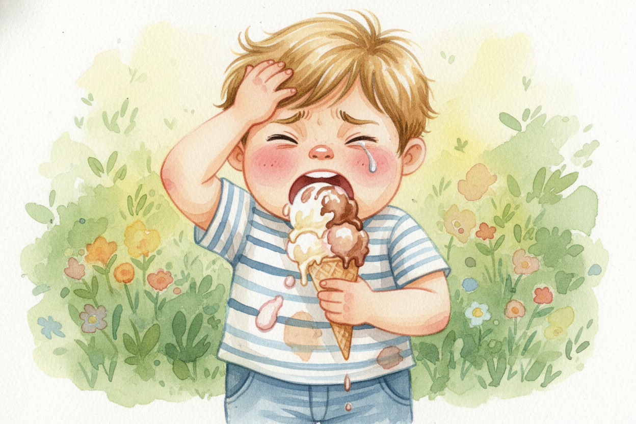 You're halfway through the best ice cream cone of summer when — ~~WHAM~~ — a spike of pain shoots through your forehead.