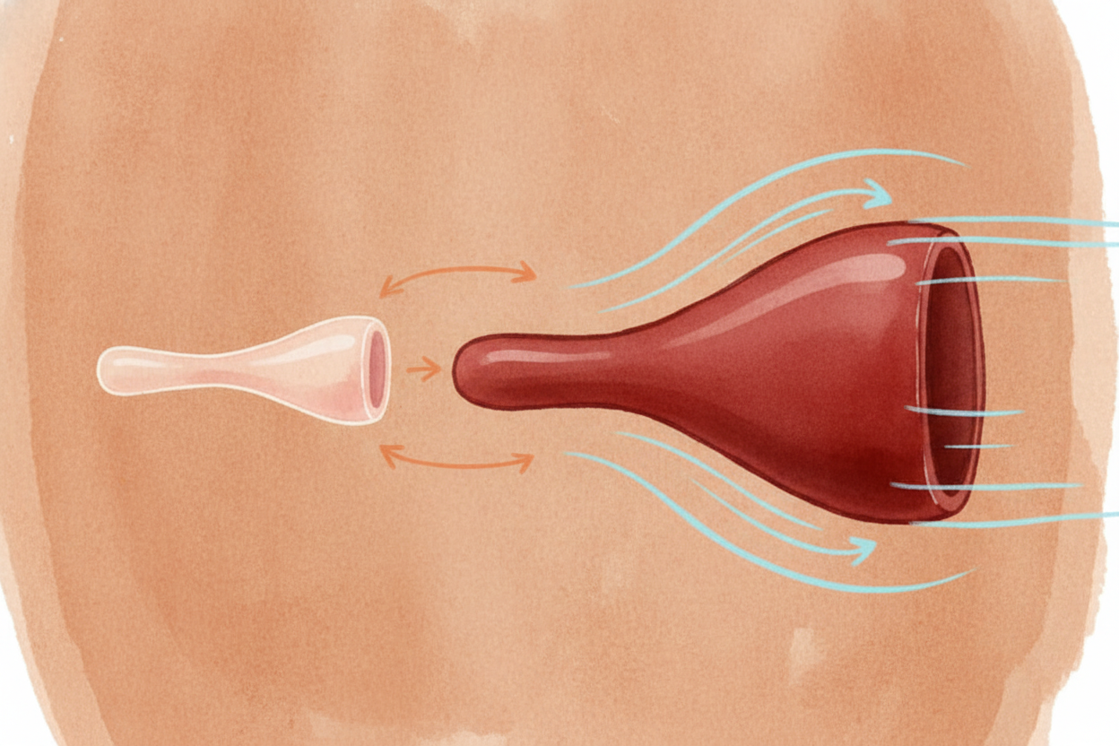 Your body doesn't like sudden cold near your brain. So those blood vessels do **something clever**: they squeeze tight, 