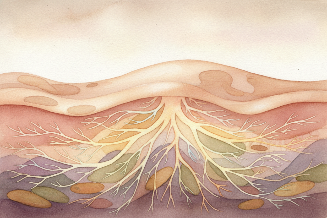 Your skin is covered in tiny nerve endings — **millions of them** — _like an invisible alarm system wrapping your entire