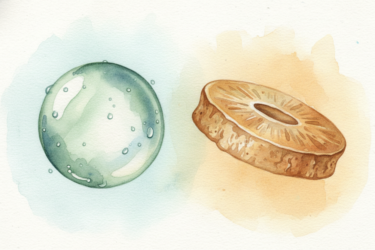 ~~Here's the thing~~ about those discs: they're about **80% water** when you're young. They're plump and springy, holdin
