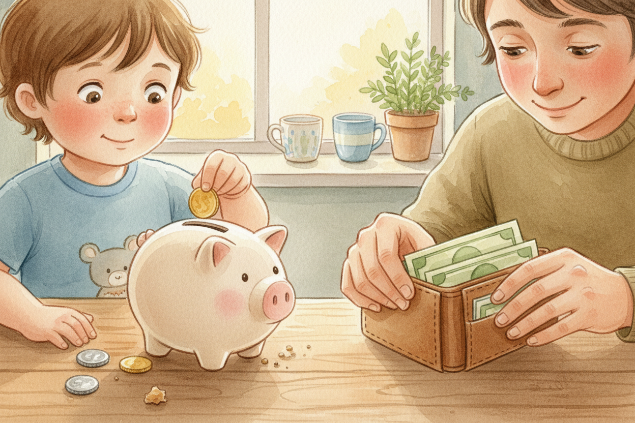 So coins still ~~jingle~~ for small stuff — vending machines, parking meters, the ++tooth fairy++. Bills fold up for big