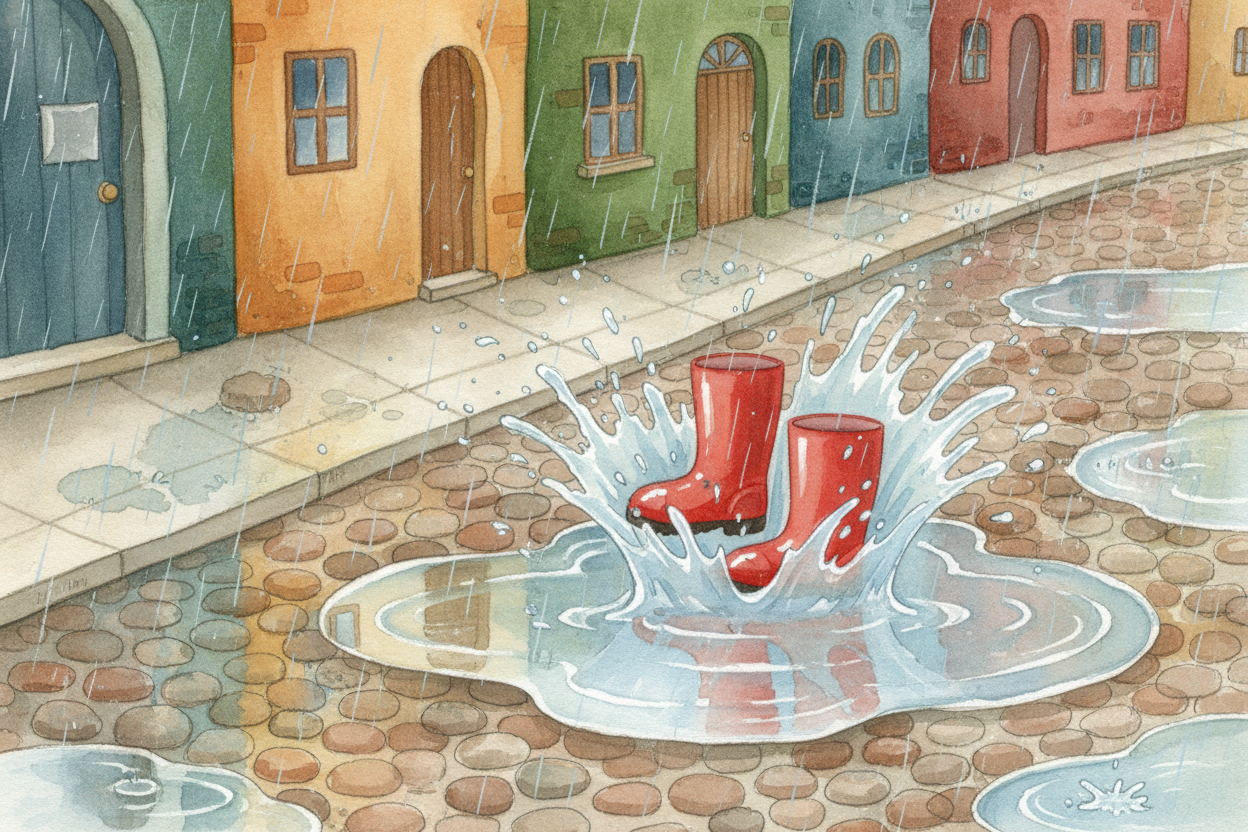 Poems can make you **feel something huge** in just a few lines. A good poem about rain doesn't just say "it's raining" —