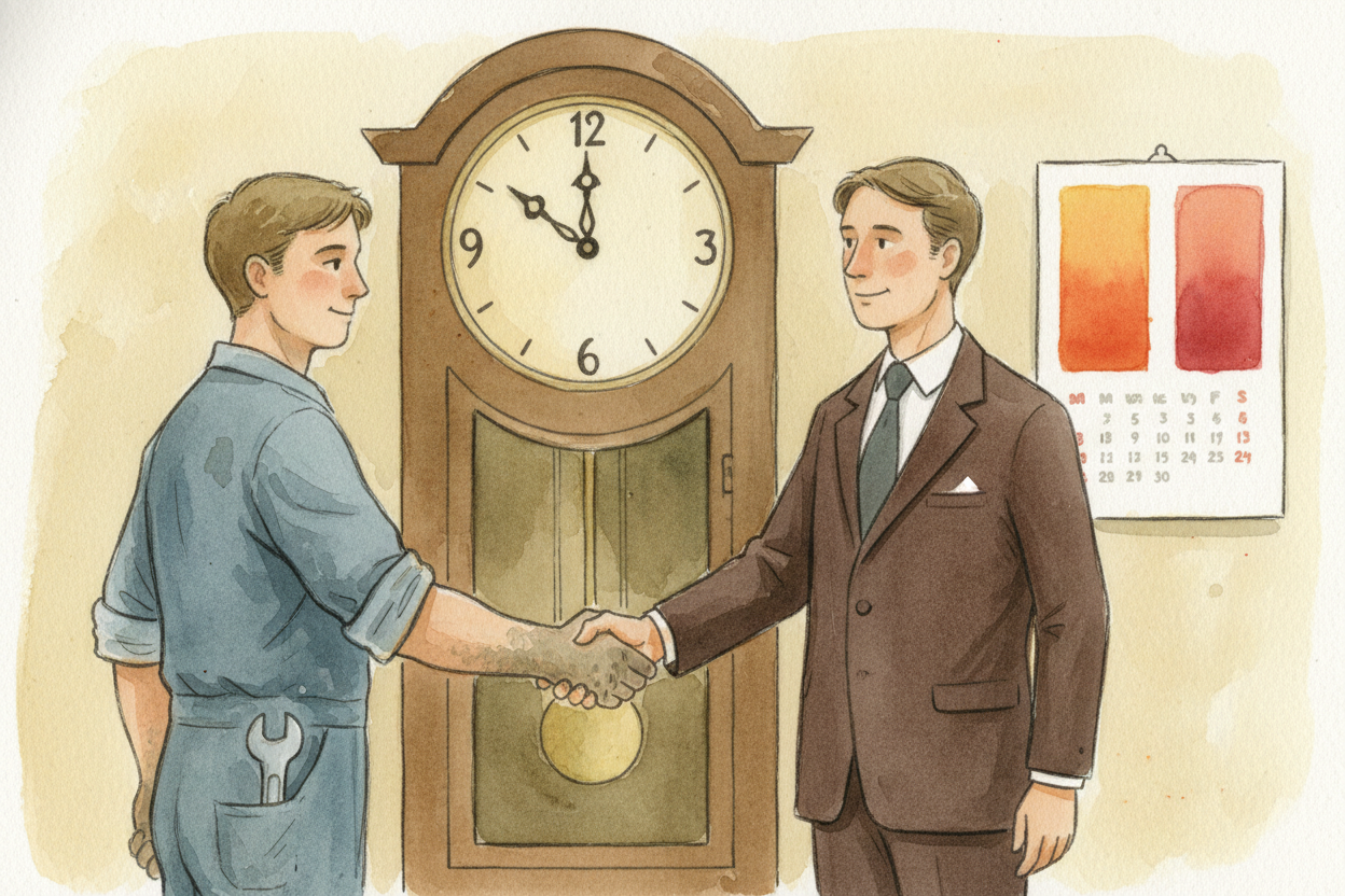 Slowly, over decades of arguing and striking and negotiating, the **eight-hour workday** became standard in many countri