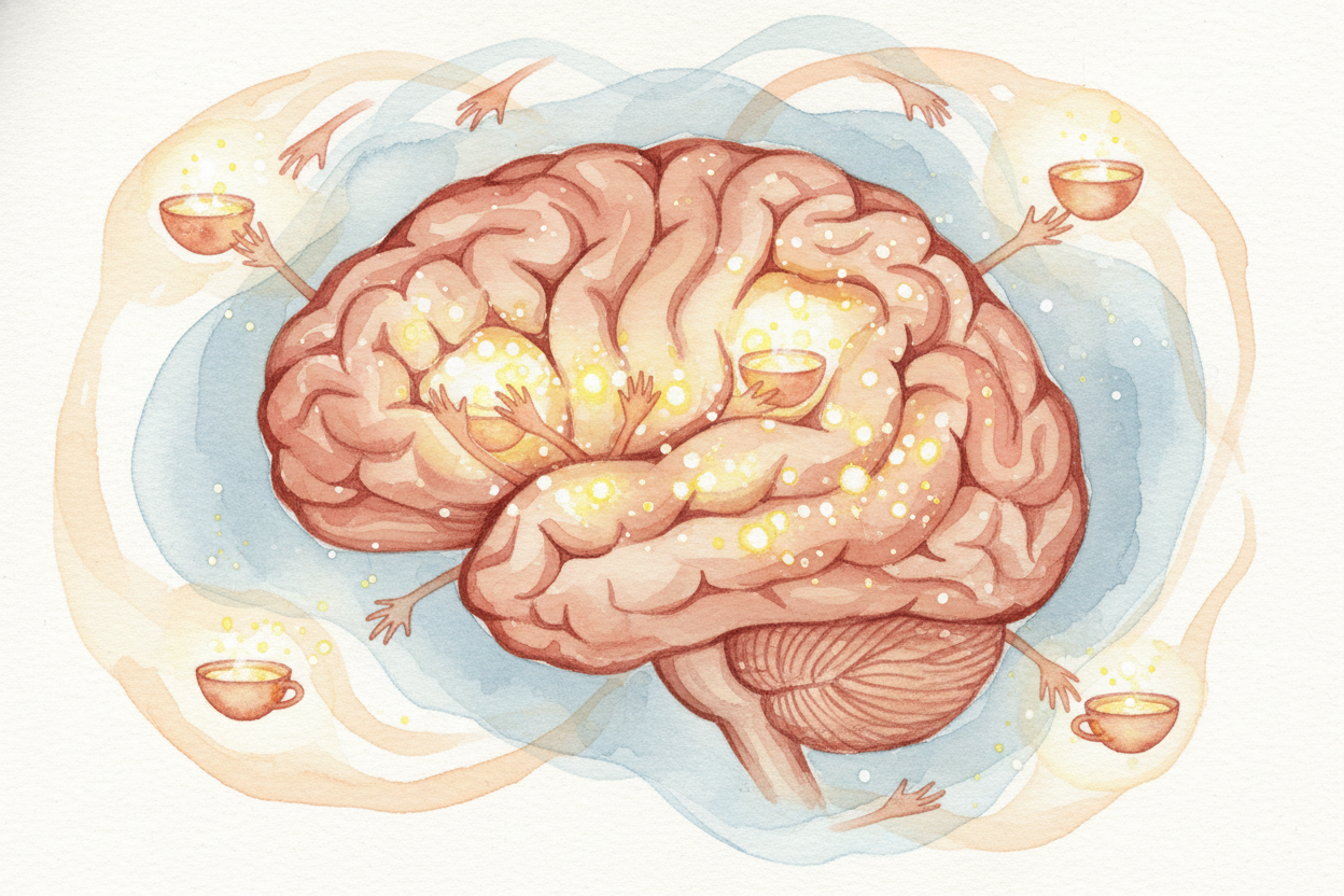 Deep in your brain, there's a network of cells called ++mirror neurons++. They fire — send out electrical signals — when
