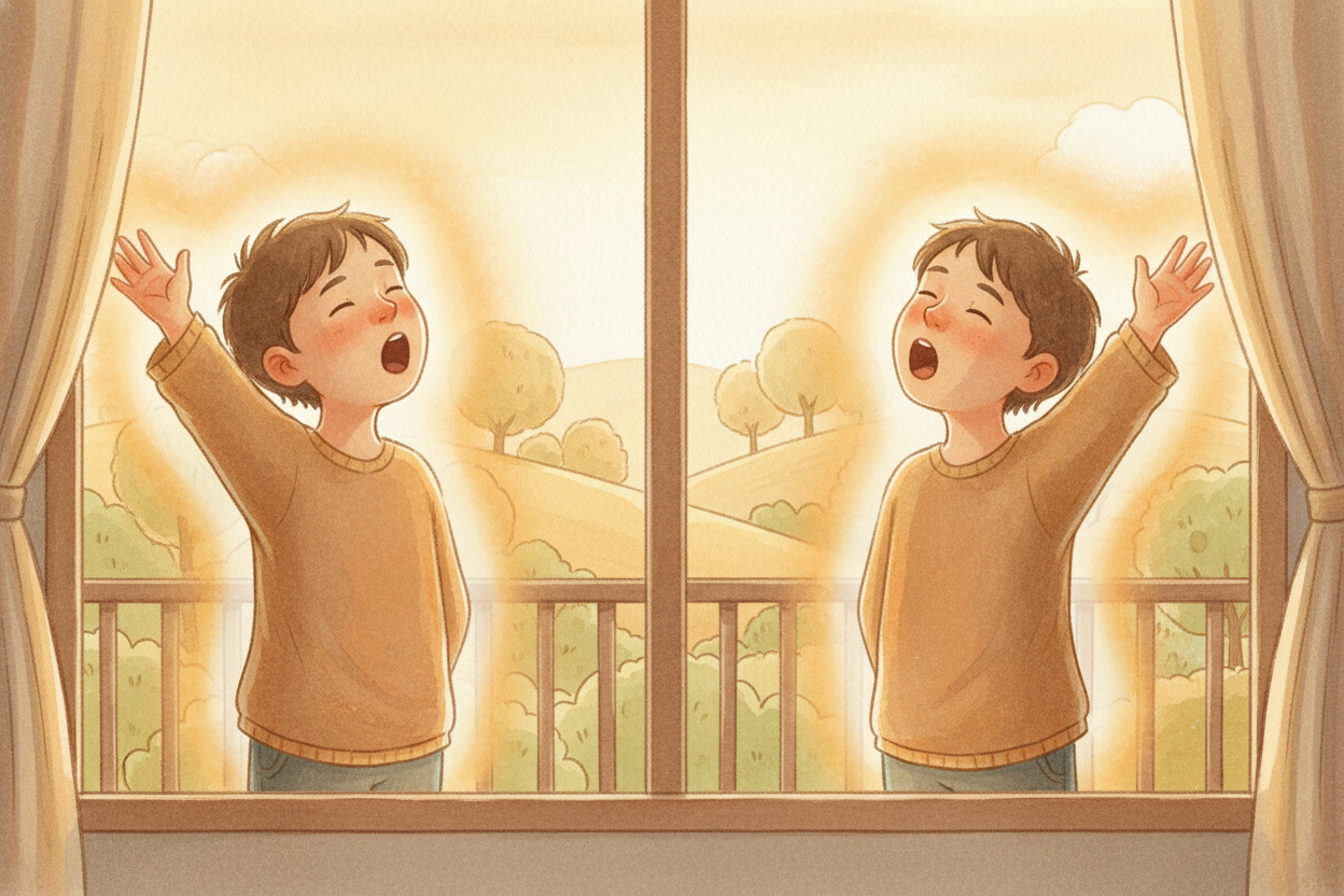So the next time someone's yawn ~~hijacks your face~~, don't fight it. Your **mirror neurons** are doing their ancient j