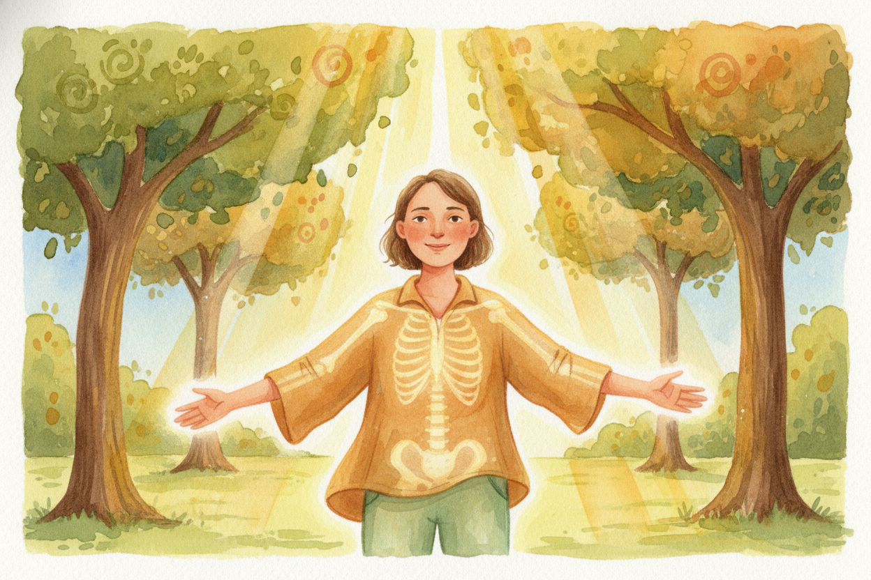 And here's the **beautiful irony**: your body makes ++Vitamin D++ from cholesterol using sunlight — the same sun that gi