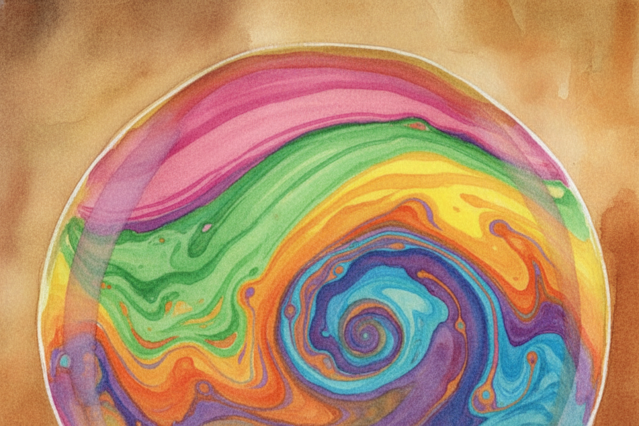 Different colors have different wavelengths. Red waves are **long and lazy**. Blue waves are **short and tight**. Depend