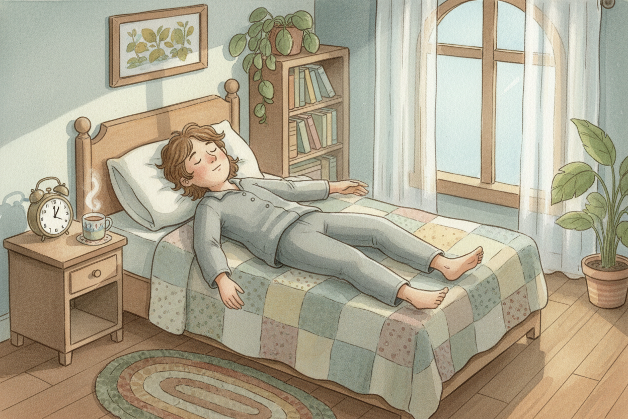 Every night, ~~like clockwork~~, your body makes you do something that seems completely ridiculous. You lie down, close 