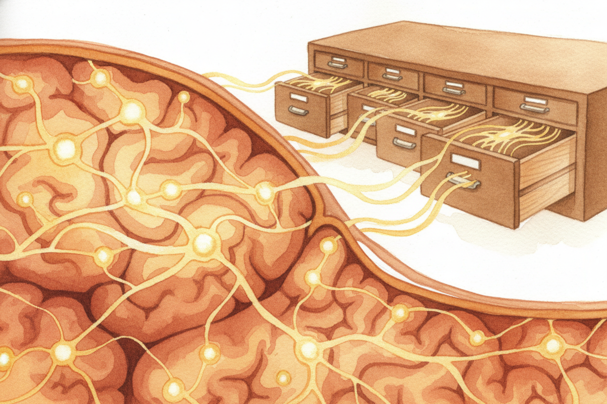 While you sleep, your brain replays the day in fast-forward, **firing the same patterns of neurons over and over**. This