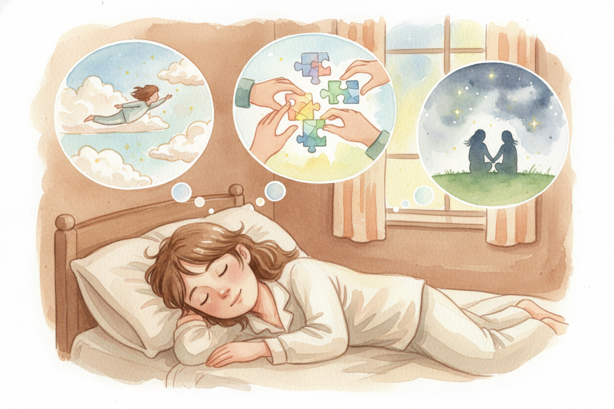 ~~And here's the wildest part~~—your brain practices being awake. During ++REM sleep++, the stage where you dream, your 
