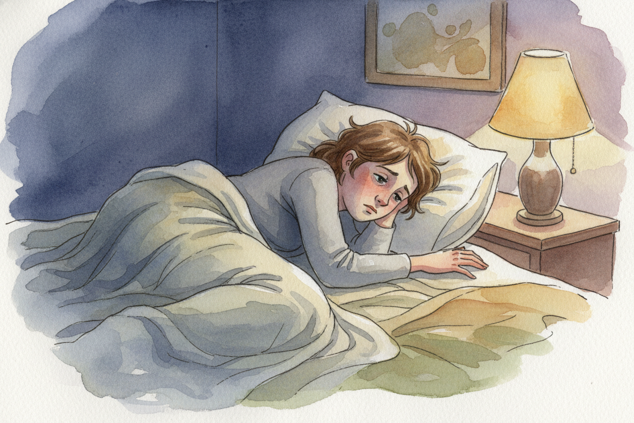 Meanwhile, your brain is getting frustrated. It's sending signals: "~~I want to sleep! Lower the temperature!~~" But the