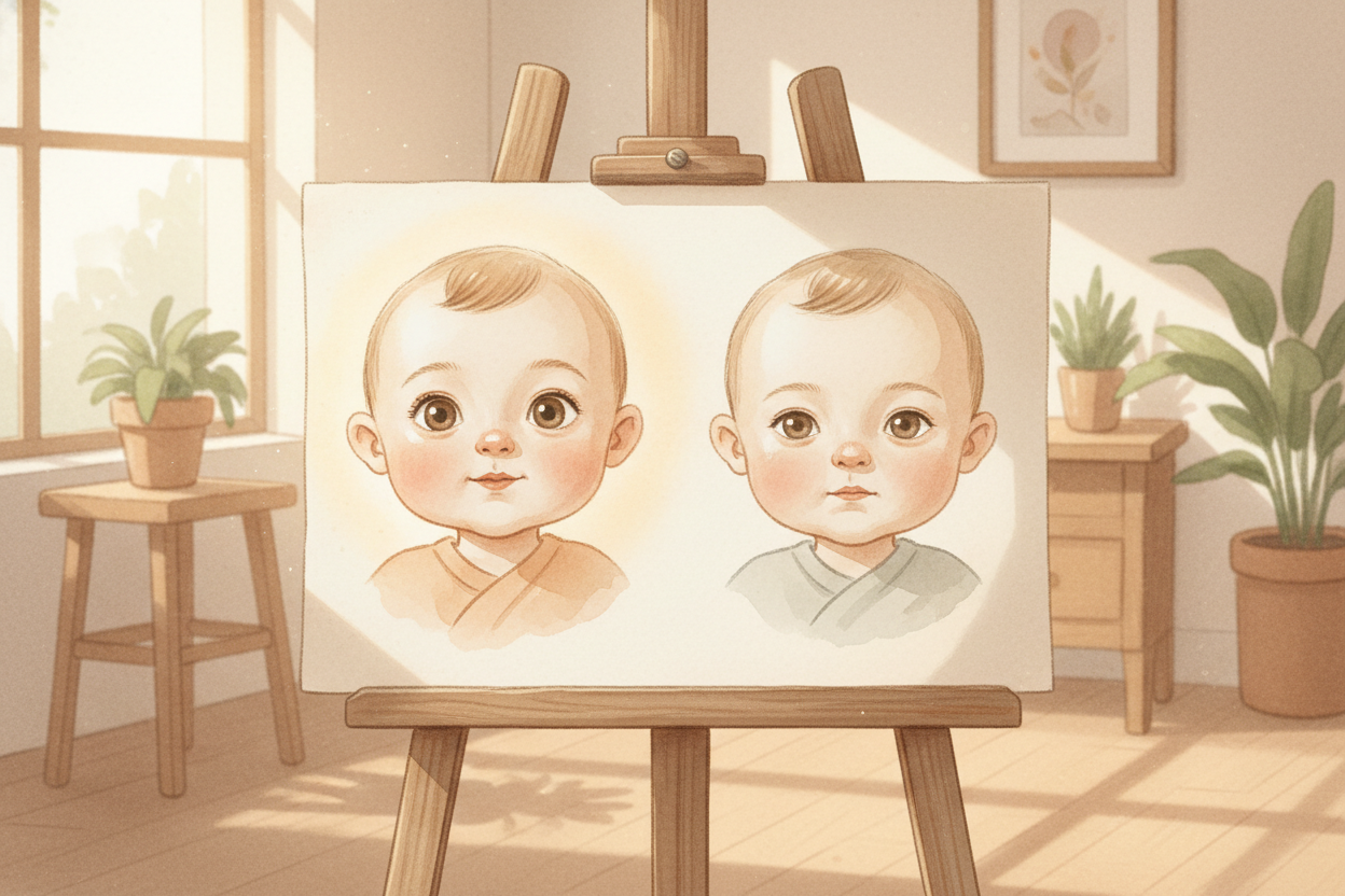 Certain features **trip the "trust" switch** more easily. Faces with wider eyes, slightly raised eyebrows, and gentle up