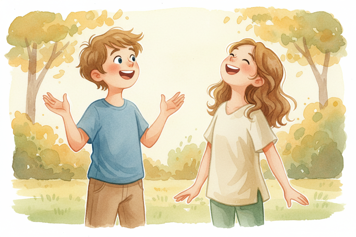 When you talk face-to-face, your friend hears your voice go up or down. They see you grin or roll your eyes. Your face a