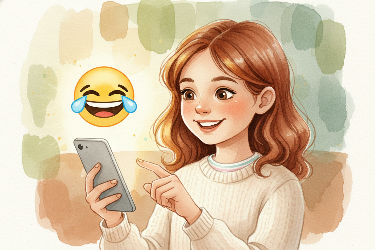 But emojis do more than rescue meaning. They're also **ridiculously fast**. Instead of typing "I'm laughing so hard I ca