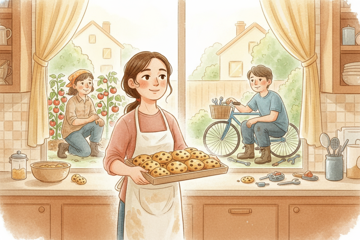 Imagine you baked the **world's best chocolate chip cookies**. Your neighbor grows tomatoes. Your friend down the street