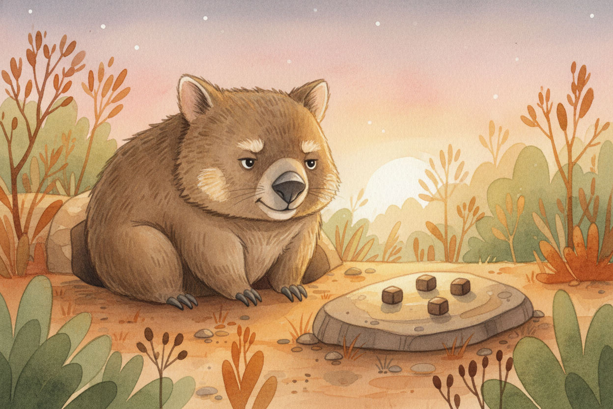 Deep in the Australian bush, there's a fuzzy, grumpy-looking marsupial with a secret superpower. The ++wombat++ can do s