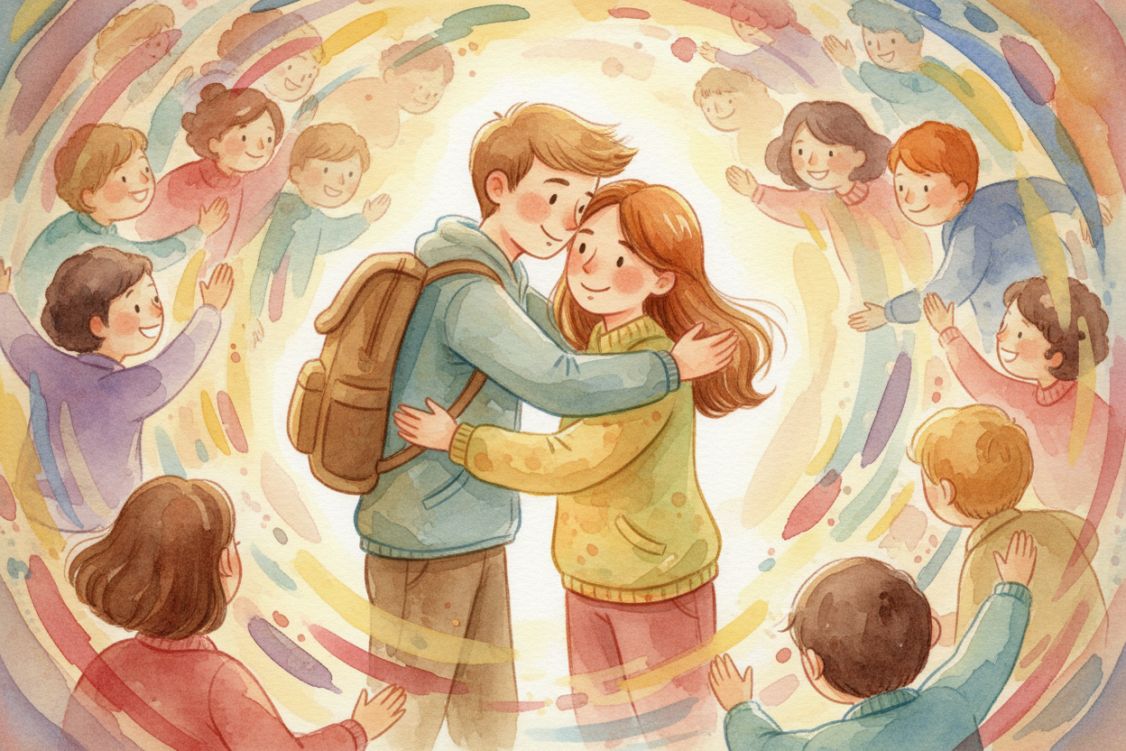 So the next time you feel that wash of ease when you spot a friend in a crowd, know this: your brain just made a **milli