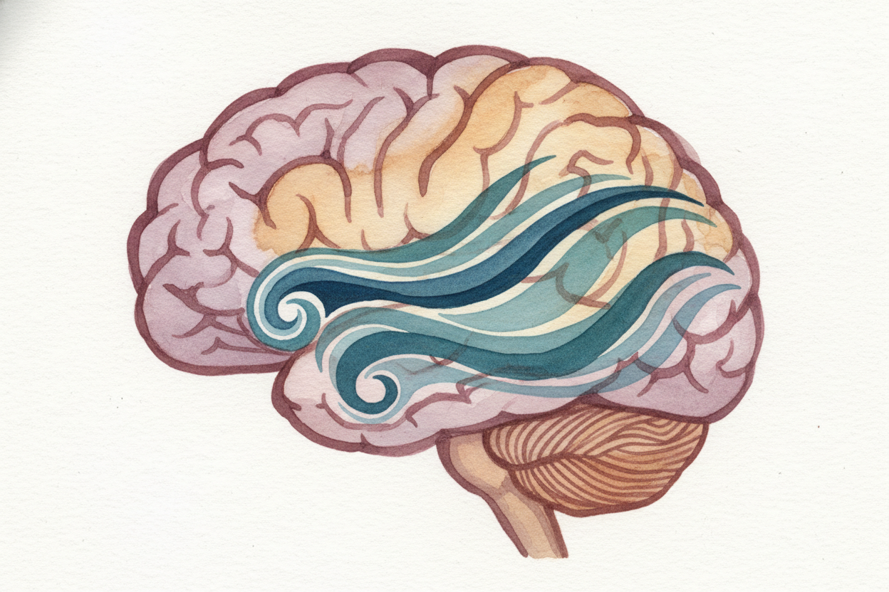 Your brain runs on cycles, **like a washing machine with different settings**. When you fall asleep, you drop through li