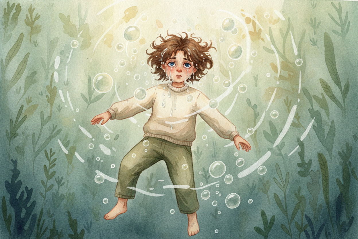 Your brain was deep underwater, and now it's being dragged to the surface too fast. The chemicals that keep you alert — 
