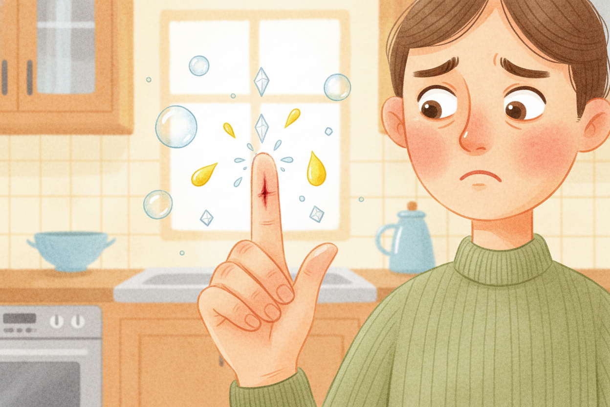 Paper cuts usually don't bleed much, which ~~sounds like good news but isn't~~. Blood carries clotting agents that form 