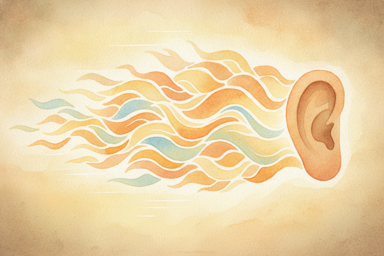**Squished ripples mean ripples arriving fast**. And *ripples arriving fast* — _remember?_ — mean a ++HIGH pitch++. That