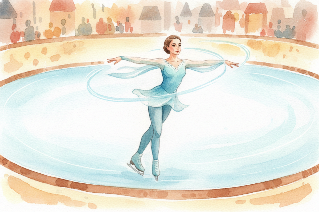 You've seen it: an ice skater spins slowly with arms stretched wide, then tucks in tight and suddenly whips into a blur.